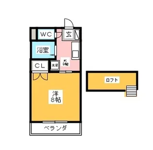 コンフォート響【3階】の間取り