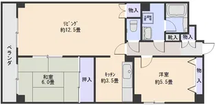 コーワ・アベニュー【6階】の間取り