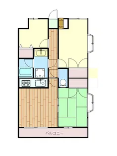 ダイアパレス甲府城東【1階】の間取り