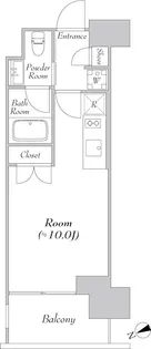 カナルフロント芝浦【8階】の間取り