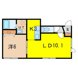 Relache豊岡 II【2階】の間取り