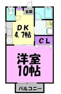 吉沢ハイツ【2階】の間取り