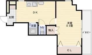 ハイツプレザント【3階】の間取り
