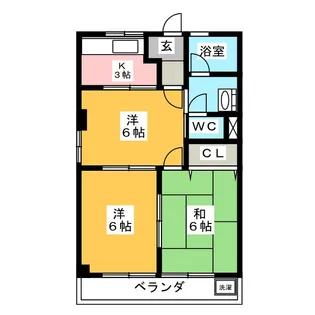 アーバンヒルズT1【3階】の間取り