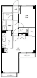 カスタリア原宿【1階】の間取り