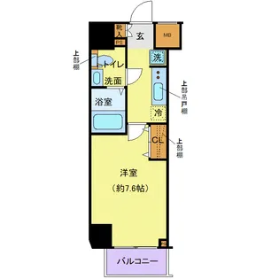 クレヴィスタ西巣鴨【7階】の間取り