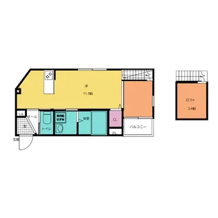 Infina一宮【4階】の間取り
