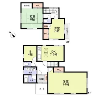 千葉県千葉市若葉区みつわ台5【一戸建】の間取り