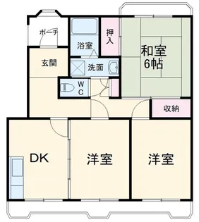 ソシアベル【1階】の間取り