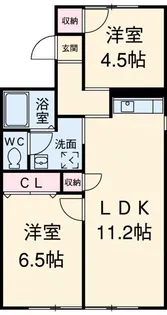 セジュール大塚【2階】の間取り