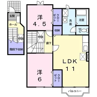 バードタイニー【2階】の間取り