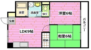コーポ伊藤【3階】の間取り