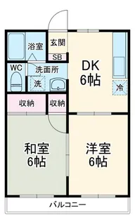 グランディール織戸【2階】の間取り