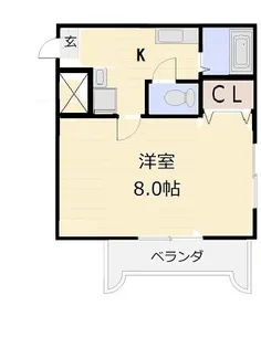 アイリス【3階】の間取り