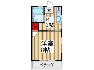 アップルパイ【2階】の間取り