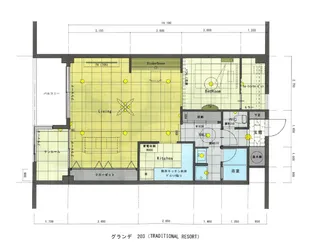 グランデ内灘【2階】の間取り