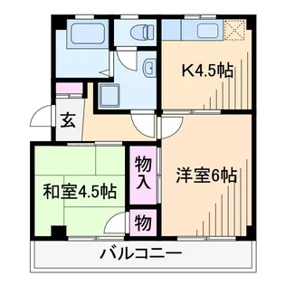 フジハイツ【2階】の間取り