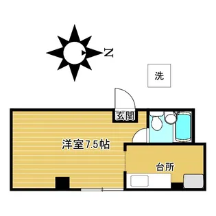 山本マンション【3階】の間取り