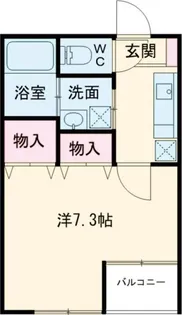 H・I・江戸川【1階】の間取り