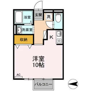 神奈川県相模原市南区相南2【アパート】の間取り