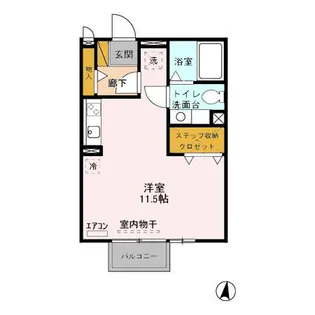 マロンハイム A B【2階】の間取り