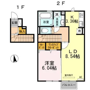 Wish【2階】の間取り