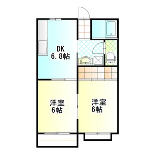 メゾン橋本【1階】の間取り