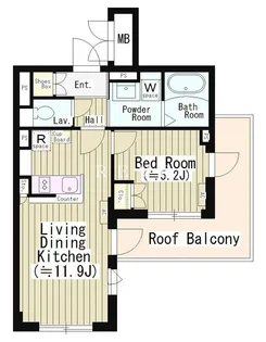 Centenario市谷二十騎町【5階】の間取り
