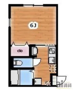 アリビオ川越【1階】の間取り