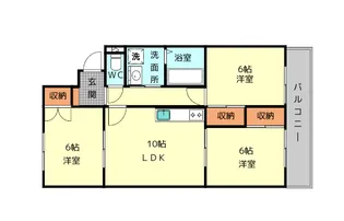 稲葉マンション【3階】の間取り