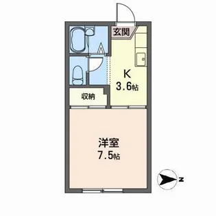 ラベンダーハウス【1階】の間取り