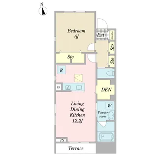 メリオル【2階】の間取り