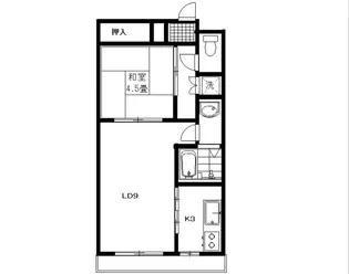 ハイツ山形II【2階】の間取り