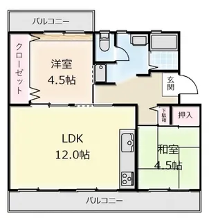 第2フラット鷺沼【3階】の間取り