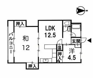 トモエハイツ【3階】の間取り