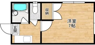 サイコート新屋敷【5階】の間取り
