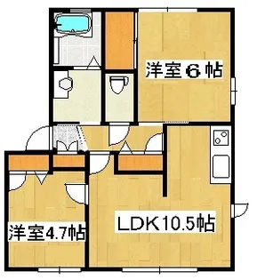 パルクセレーノ A【1階】の間取り