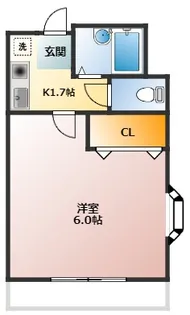 ソーシンハイツ【1階】の間取り