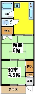 ハイム工藤【1階】の間取り