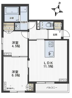 La merveille Urawa【2階】の間取り