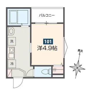 MELDIA西川口II【3階】の間取り