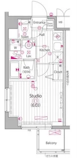 1Kの間取り画像