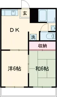 グリーンハイム小形1【1階】の間取り