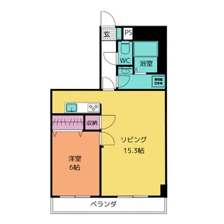 アドヴァンス東戸塚【6階】の間取り