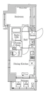 東京都江東区富岡2【マンション】の間取り