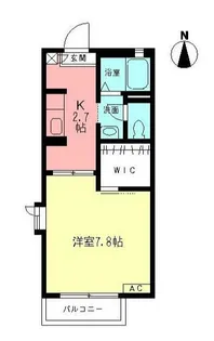 ウイルコート【1階】の間取り