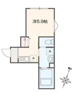MELDIA祐天寺【2階】の間取り