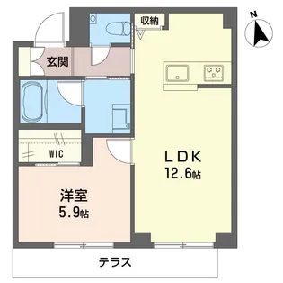 フローラ【1階】の間取り