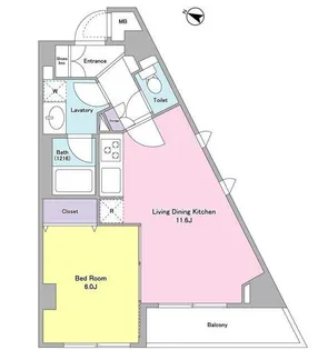 コンフォリア文京白山【4階】の間取り