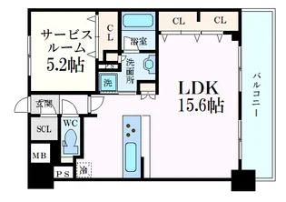 プレサンスロジェ広島駅南【3階】の間取り